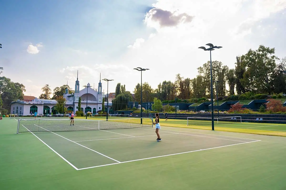 Villa Sandy City Park Resort grounds in Košice City Park
